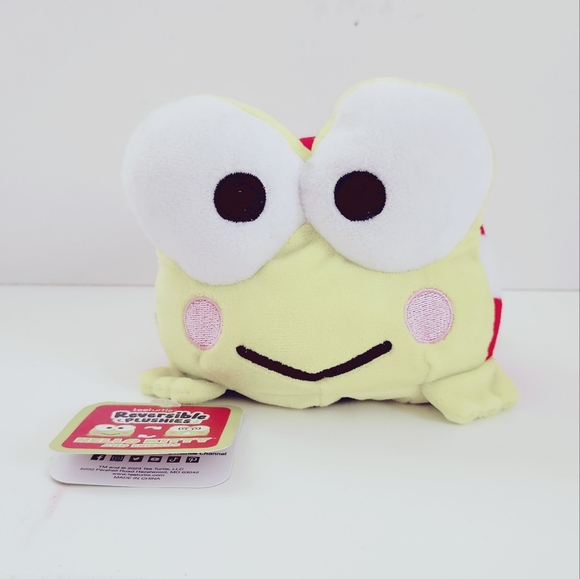 TeeTurtle Sanrio Keroppi Reversible Plush - Picture 6 of 11